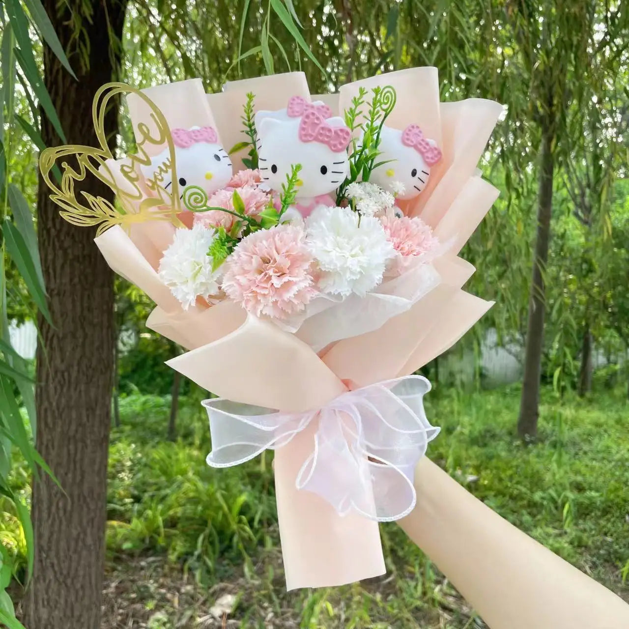 Kawaii Blumenstrauß Kuscheltier – Das süßeste Geschenk für deine Freundin 💖